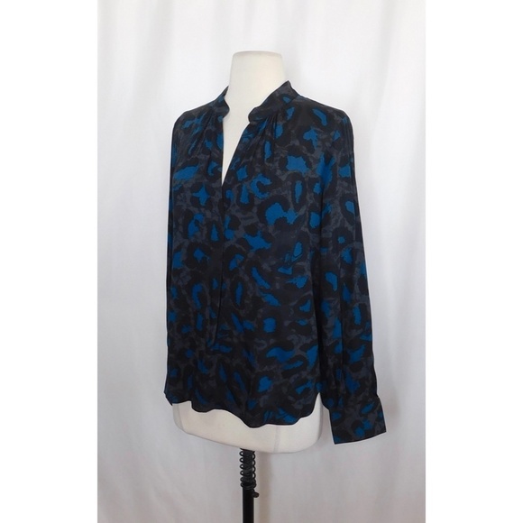 ZADIG & VOLTAIRE Tink Tunic Top Leopard Guitar Print Animal Cheetah Small - Picture 5 of 12